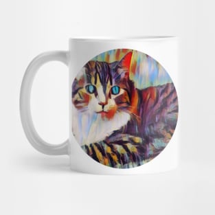 Anxious floppy cat Mug